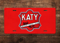 Missouri, Kansas, Texas - KATY - Railroad License Plate