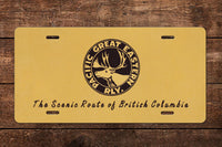 Pacific Great Eastern License Plate