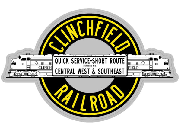 Clinchfield Railroad Vinyl Sticker