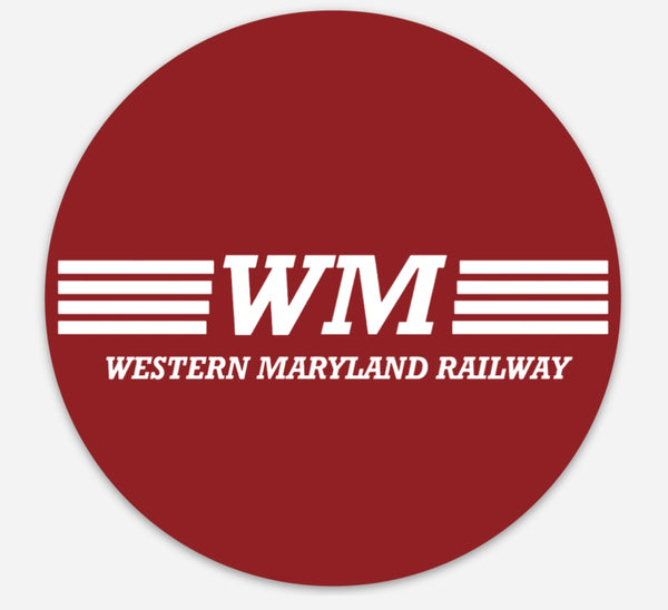 Western Maryland (WM) Vinyl Sticker