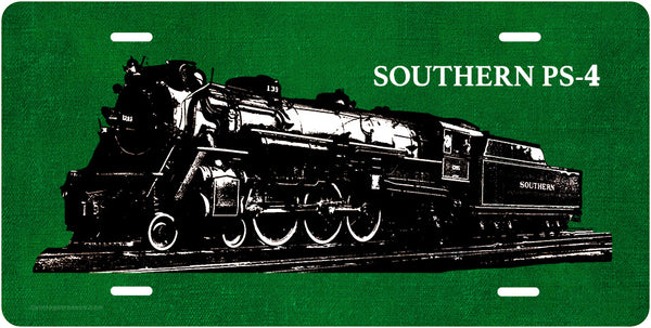 Southern Railway (SOU) PS-4 License Plate