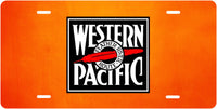 Western Pacific (WP) - Feather River Route - License Plate